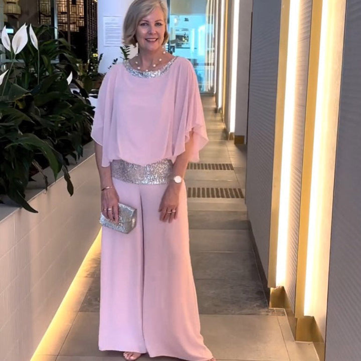 Lillian | Elegant Wide Sleeve Two-Piece Set