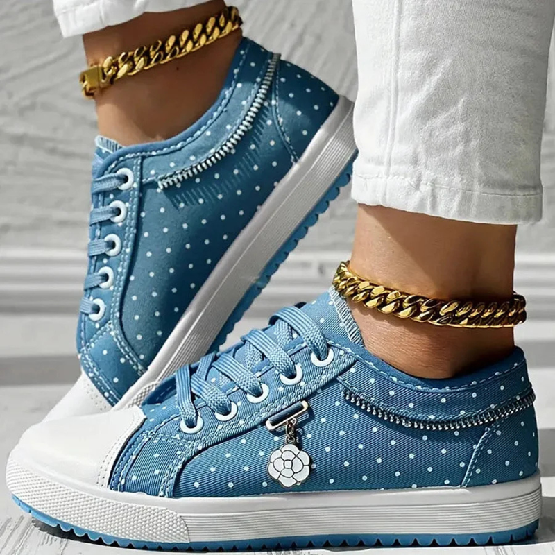 Mary | ELEGANT WOMEN'S SNEAKERS WITH FLORAL DETAILS