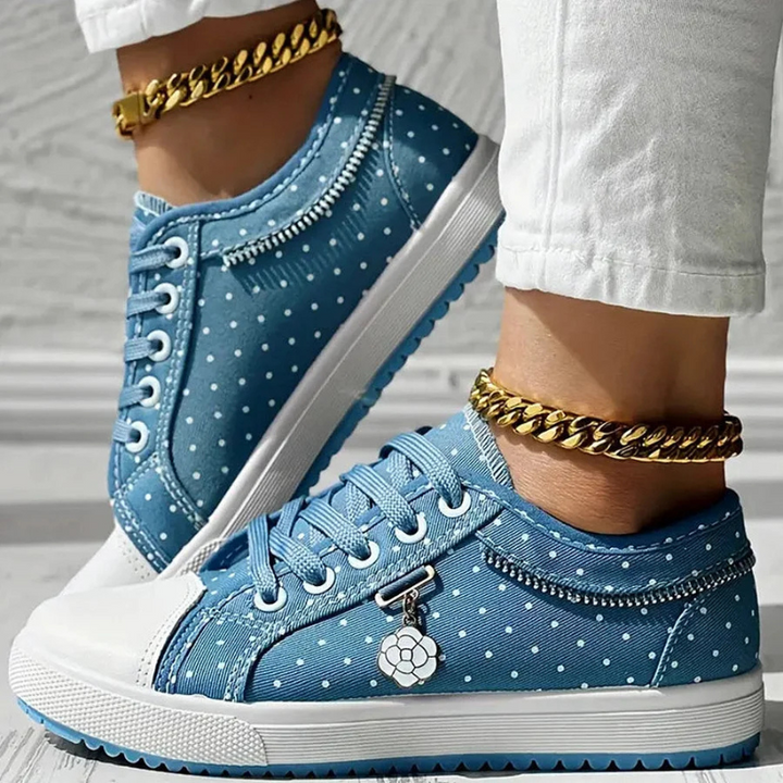 Mary | ELEGANT WOMEN'S SNEAKERS WITH FLORAL DETAILS