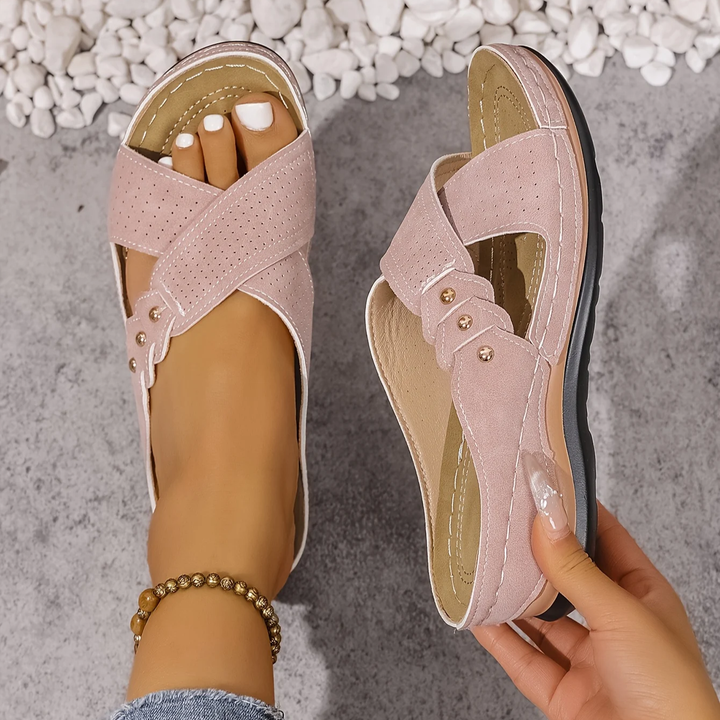 Verena | Cushioned Orthopaedic Wedge Sandals