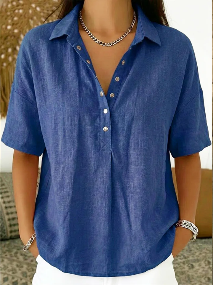Rachel | Women's Collared Blouse