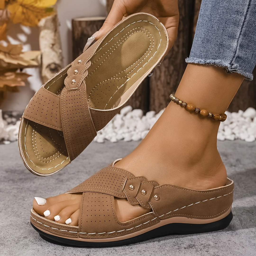 Verena | Cushioned Orthopaedic Wedge Sandals
