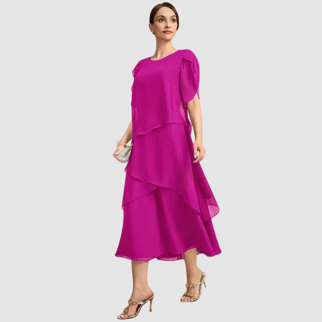 Cierra™ Elegant Chiffon Dress