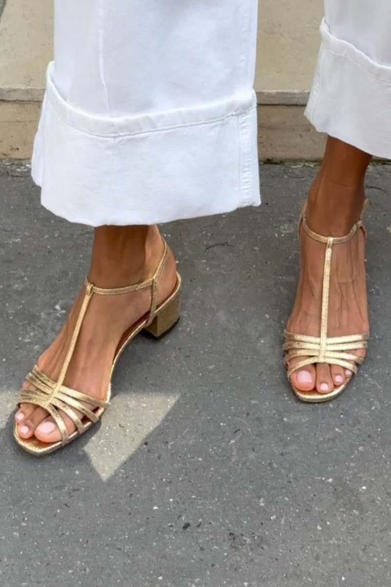 Allegra | Golden Sandals Daily Elegance