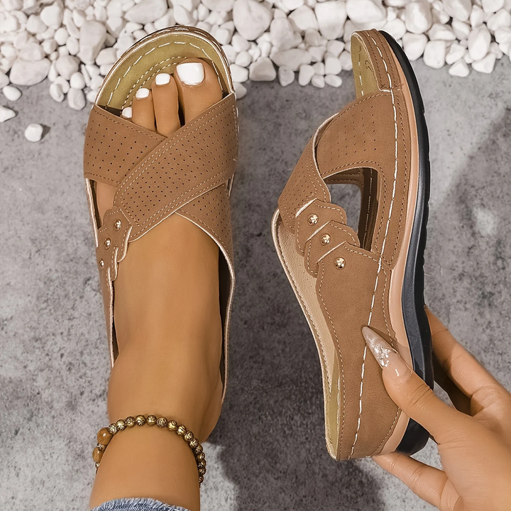 Verena | Cushioned Orthopaedic Wedge Sandals