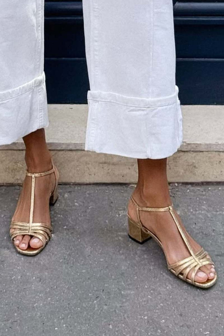 Allegra | Golden Sandals Daily Elegance