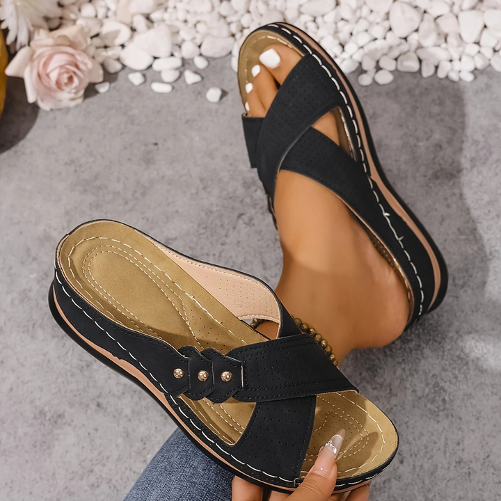 Verena | Cushioned Orthopaedic Wedge Sandals
