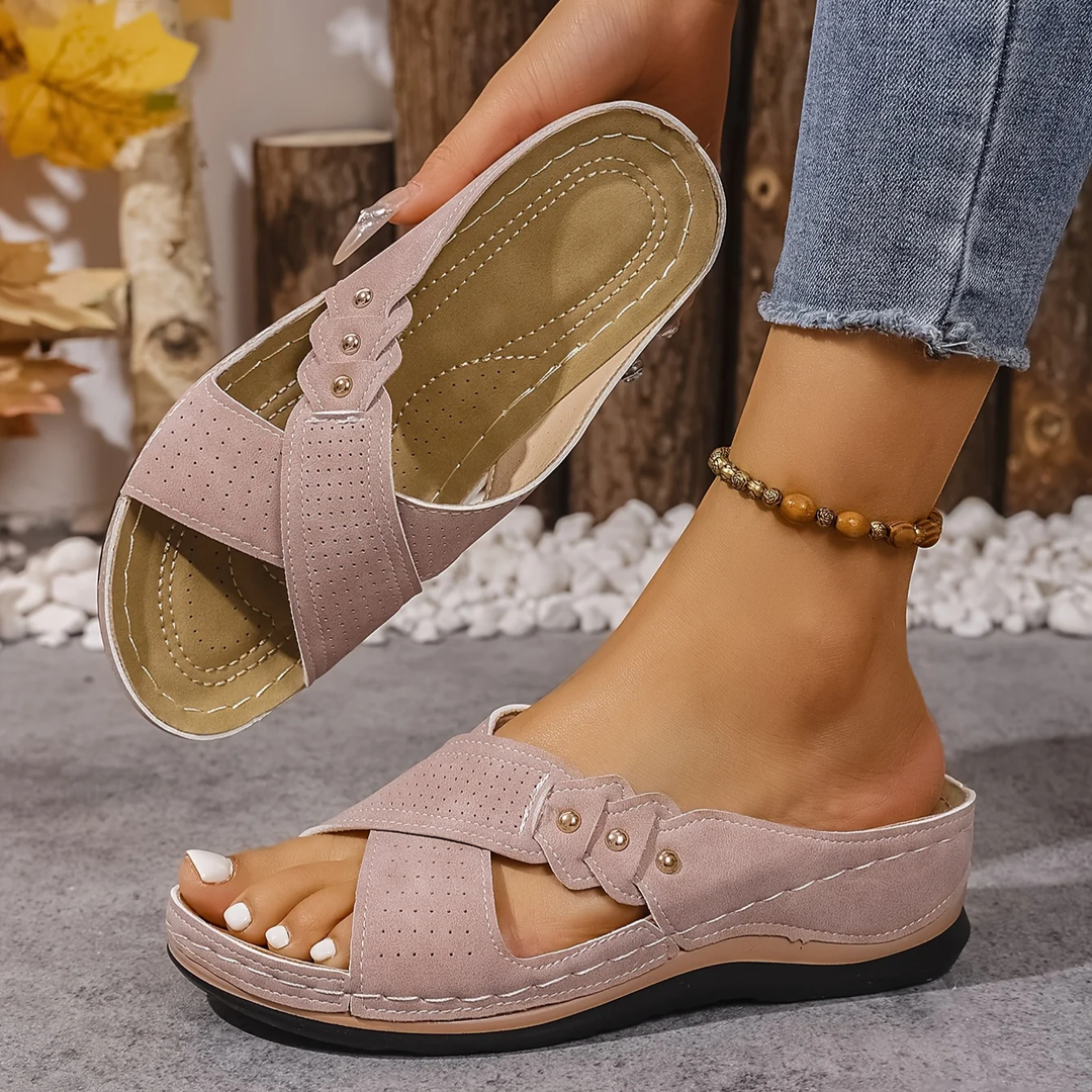 Verena | Cushioned Orthopaedic Wedge Sandals
