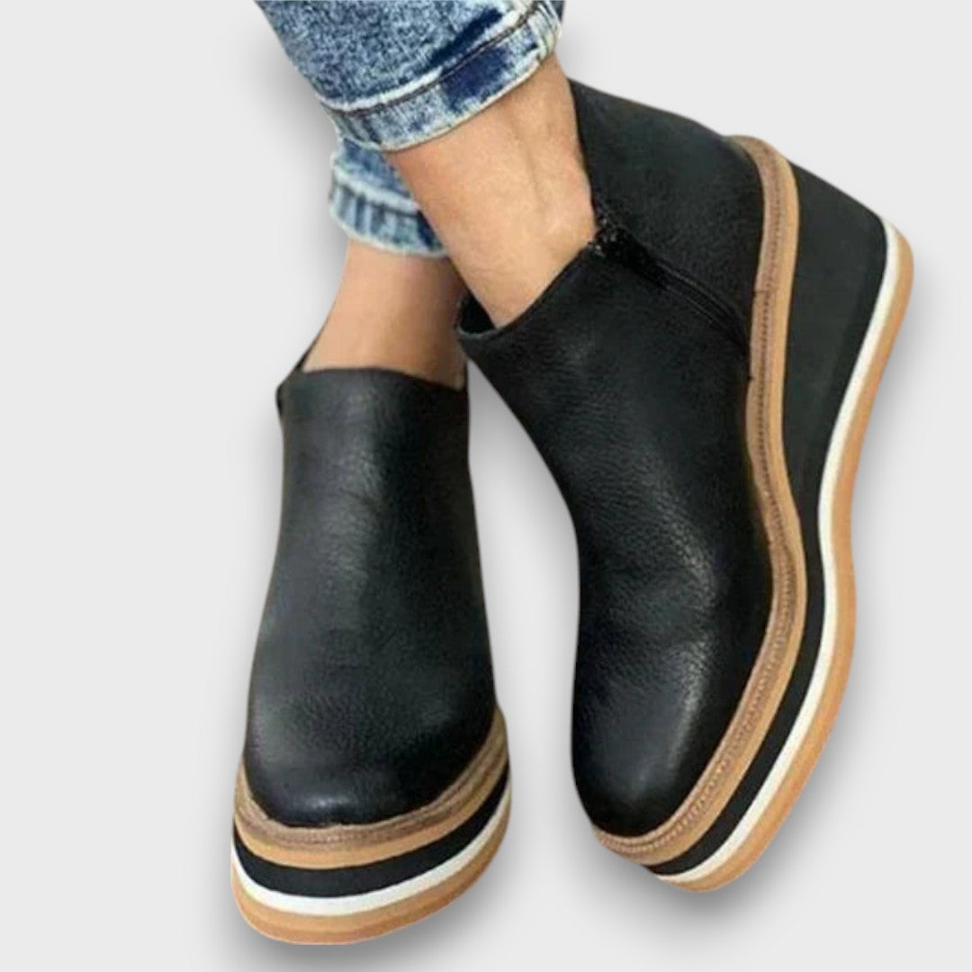 Alvaya | Everyday Stylish Wedge Ankle Boots