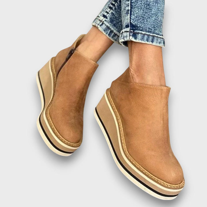 Alvaya | Everyday Stylish Wedge Ankle Boots