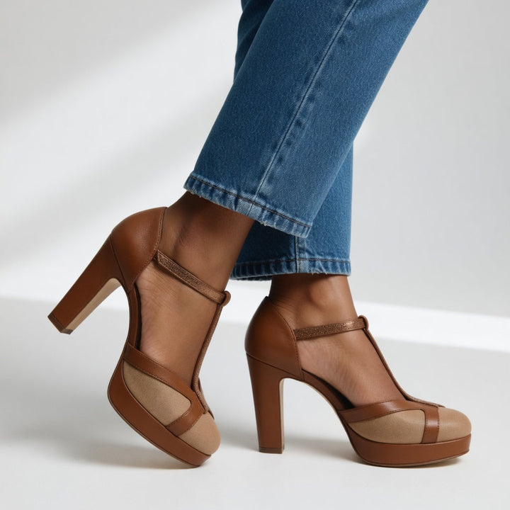 Sarah™ | Retro Pumps: Elegance and Ergonomic Support
