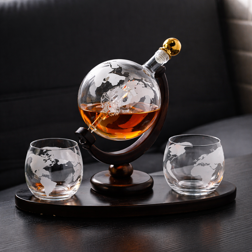 Whisky Karaf - Edizione Mappa del Mondo