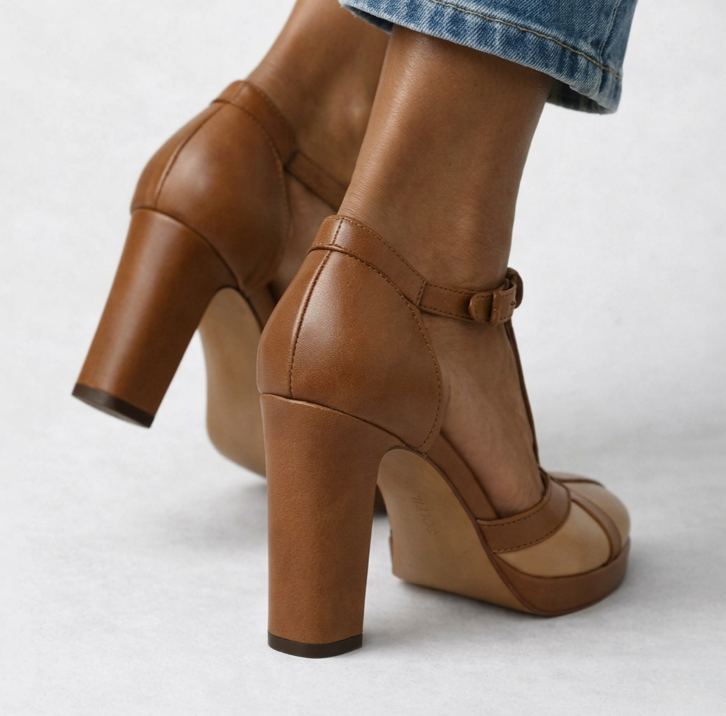 Sarah™ | Retro Pumps: Elegance and Ergonomic Support