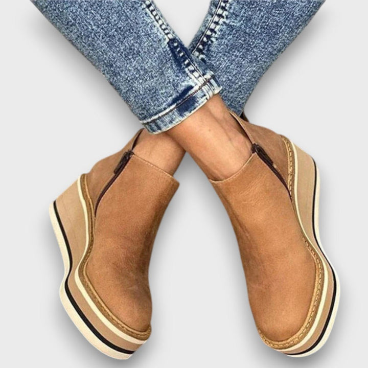 Alvaya | Everyday Stylish Wedge Ankle Boots