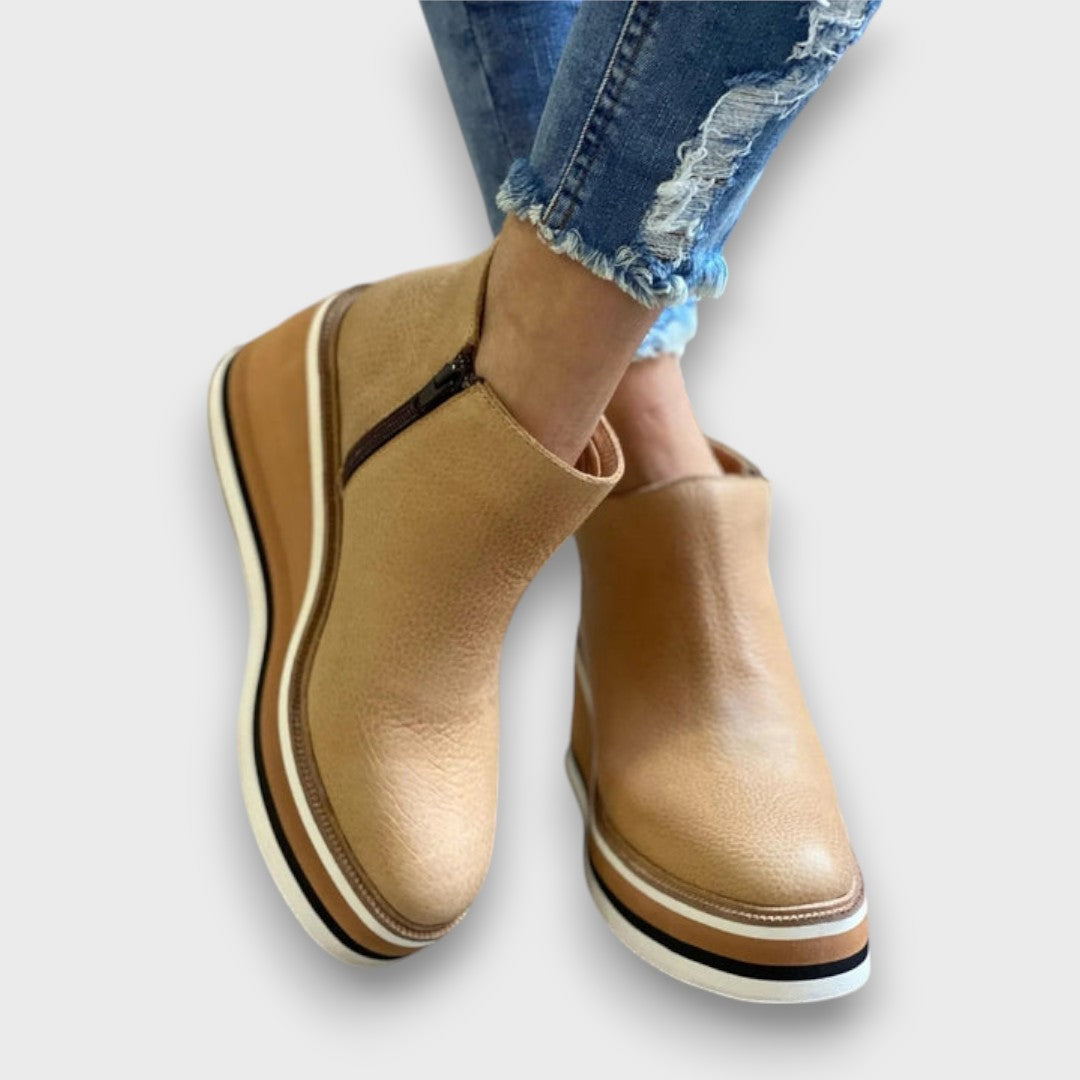 Alvaya | Everyday Stylish Wedge Ankle Boots