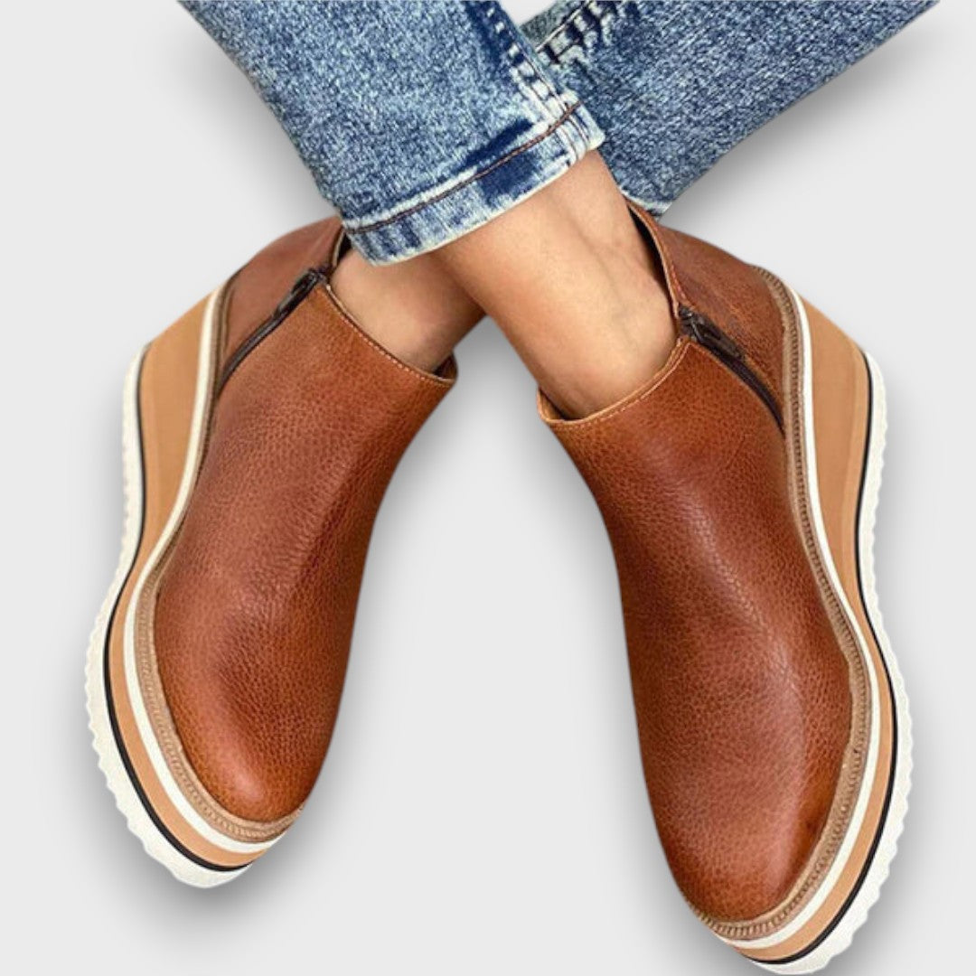 Alvaya | Everyday Stylish Wedge Ankle Boots