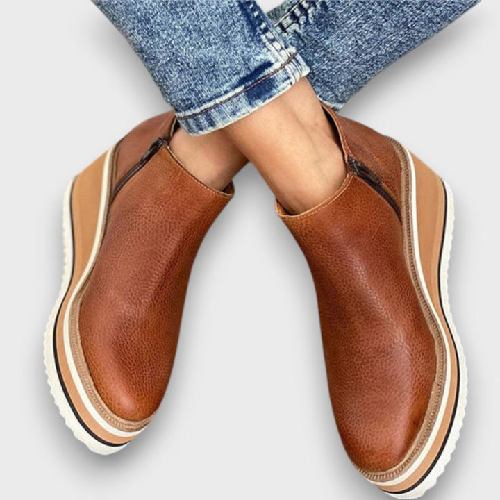 Alvaya | Everyday Stylish Wedge Ankle Boots