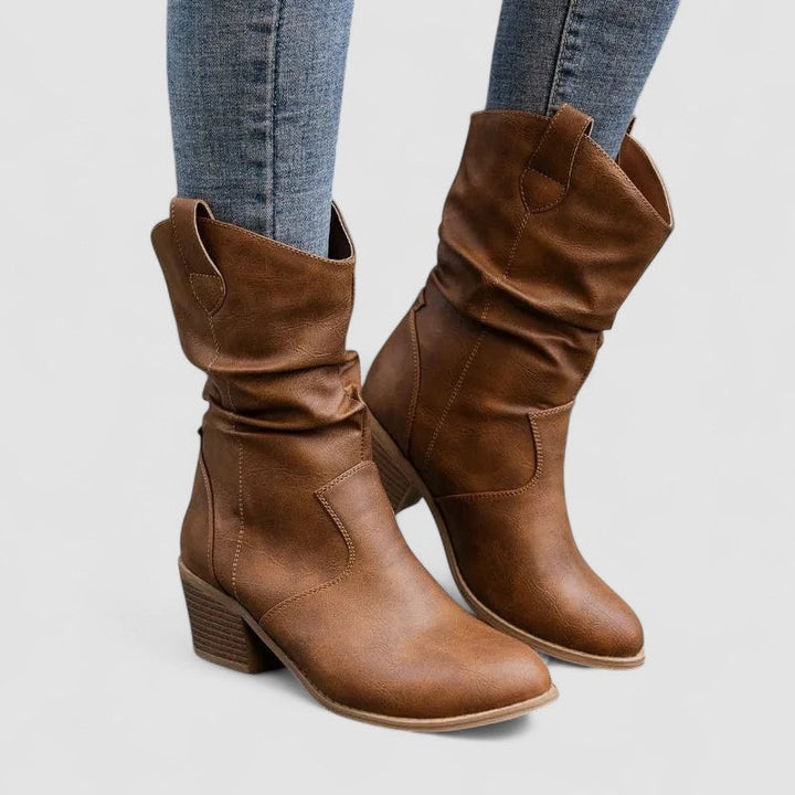 Vivian™ – Orthopedic Leather Boots
