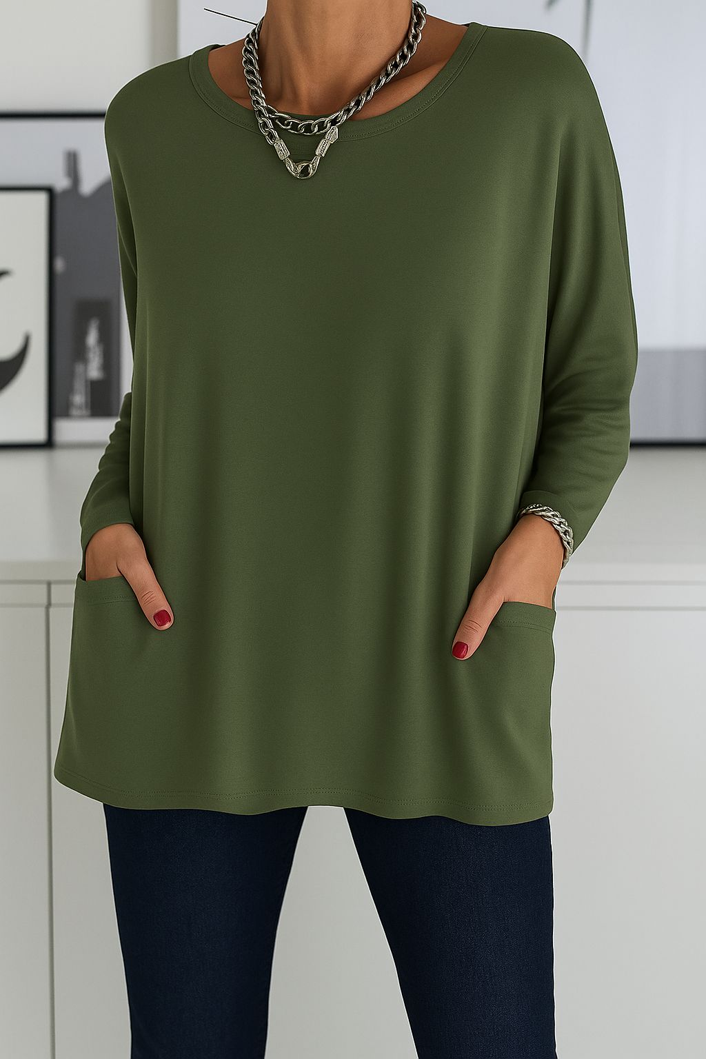Thelma – Flowing Soft Top for Everyday Elegance