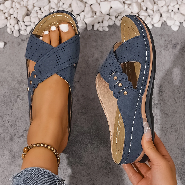 Verena | Cushioned Orthopaedic Wedge Sandals