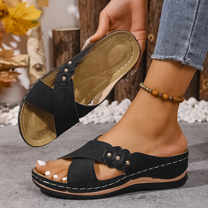 Verena | Cushioned Orthopaedic Wedge Sandals