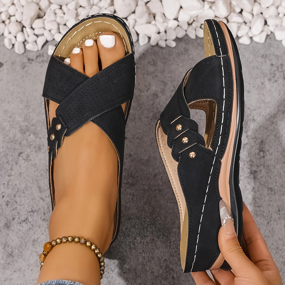 Verena | Cushioned Orthopaedic Wedge Sandals