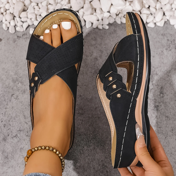 Verena | Cushioned Orthopaedic Wedge Sandals