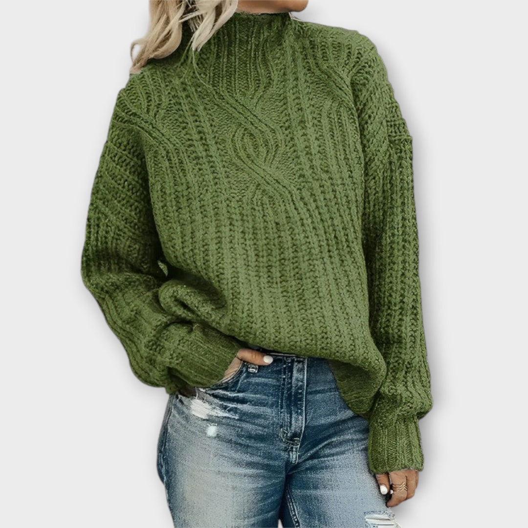 Tiffany™ - Stylish High Neck Winter Sweater